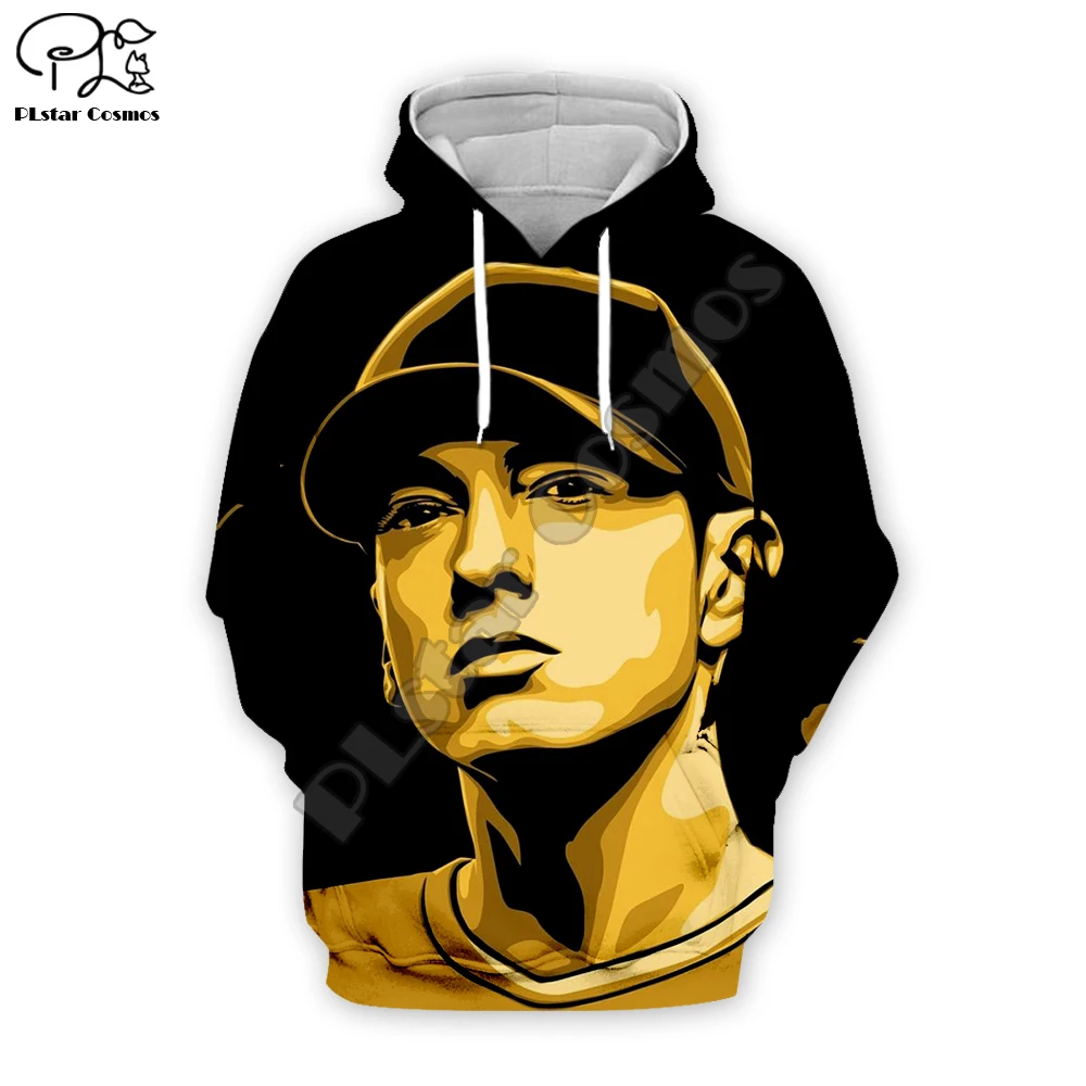 PLstar Kozmos Rapper Bog Eminem Pevka Smešno Puloverju Moški/Ženske Trenirko Ulične Majica 3DPrint HipHop Priložnostne Hoodies 10