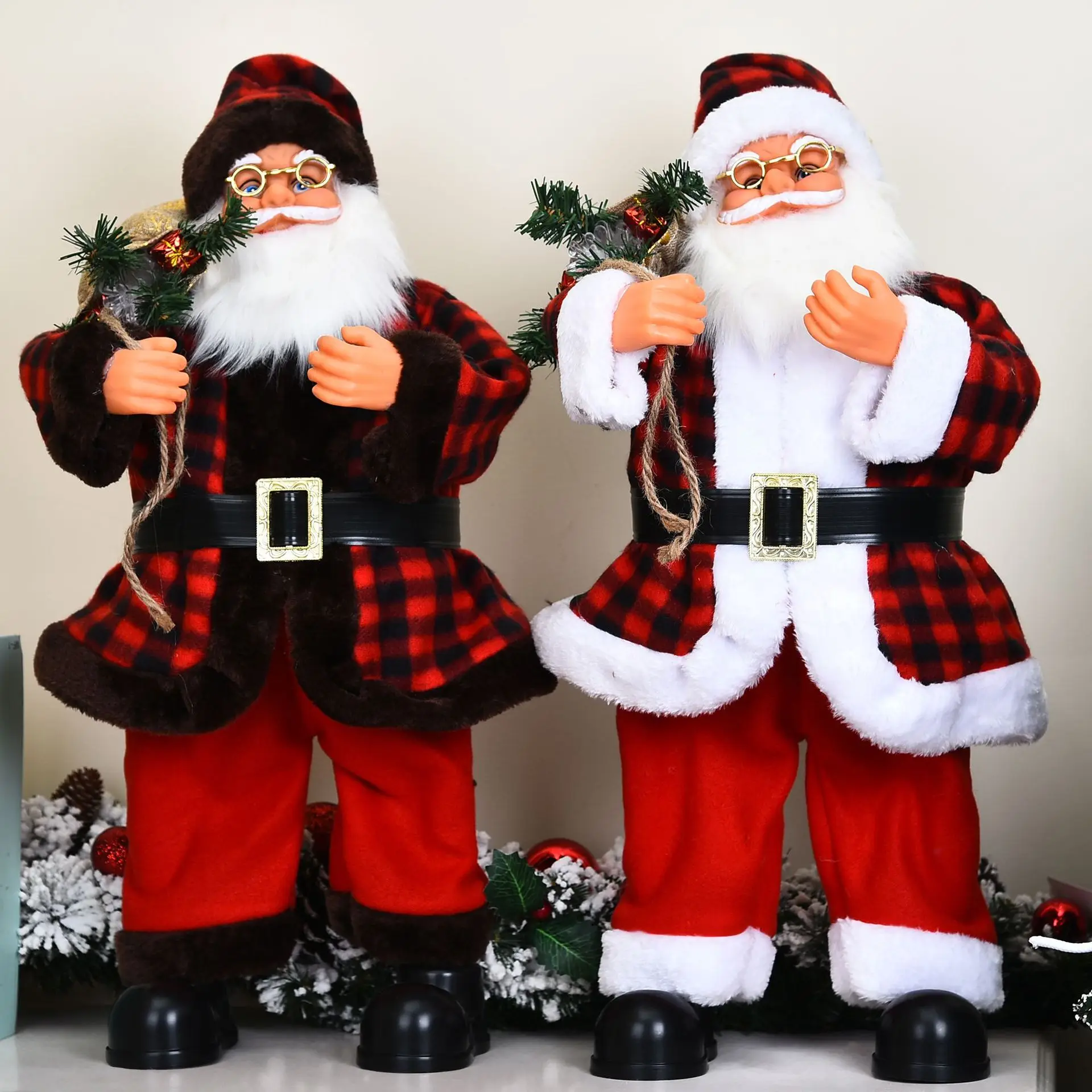 Santa Claus Lutka Božični Okrasek Vesel Božič Okraski Za Dom Božič Namizni Dekor Navidad Natalne Darila, Novo Leto 2021 ff08