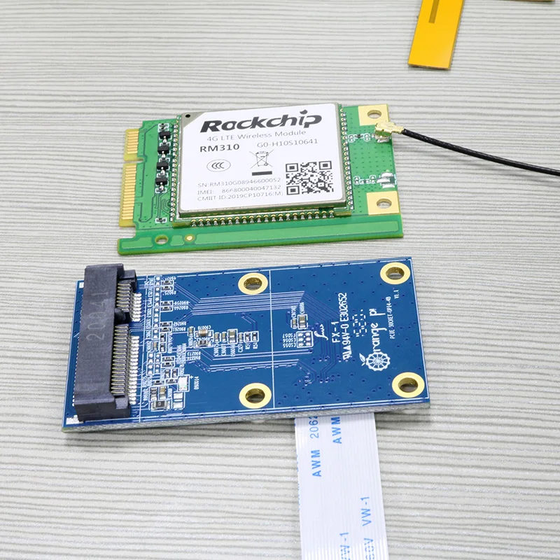 Oranžna Pi 4/4B SKLOP: PCIE Širitev Penzion+4G ,LTE Brezžični Modul z Vtičnico Poseben Vmesnik