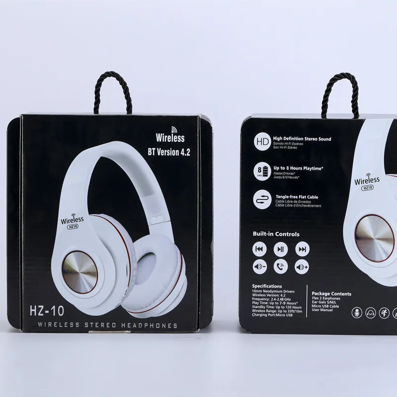 Tourya HZ10 Brezžične Slušalke Nad Uho Bluetooth Slušalke Zložljive Slušalke Nastavljiv Slušalke Z Mikrofonom Za TV, mobilni telefon, RAČUNALNIK