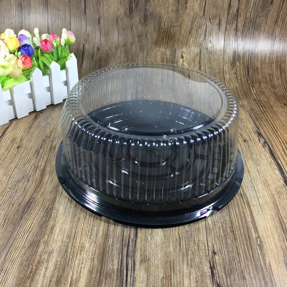 10Pcs Prozorno Plastično Cake Box Cupcake Muffin Dome Imetniki Sladice Škatle za Torto Skodelice Torto Pakiranje, Škatel, 8 Palca