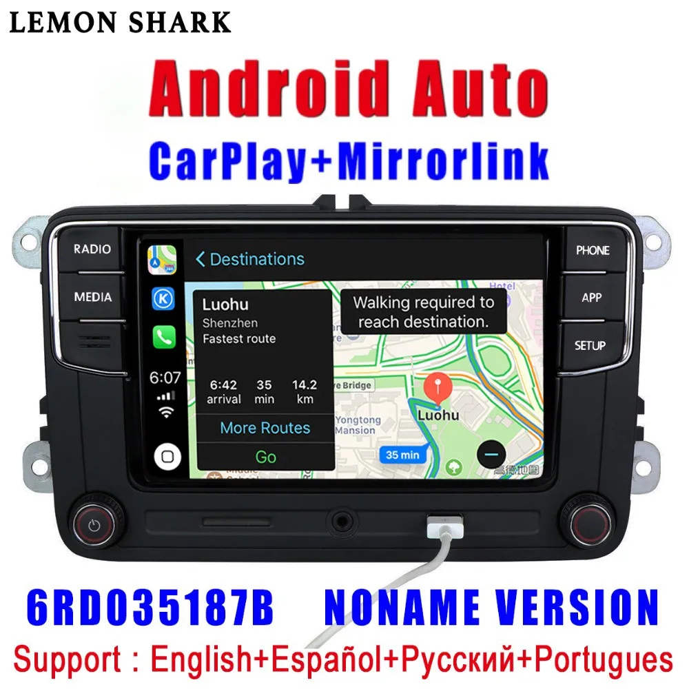 RCD330 Plus RCD340G Carplay Android Auto Noname 6RD 035 187B Avto Radio MIB Za VW Golf 5 6 Jetta MK5 MK6 CC Tiguan Passat, Polo