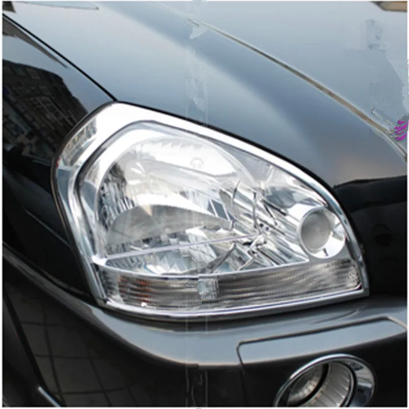 Za Hyundai Tucson 2005-2012 ABS Chrome Spredaj Zadaj Prtljažnik Smerniki Rep Lučka Lučka za Kritje Trim Styling Okrasimo Ploščo Modeliranje