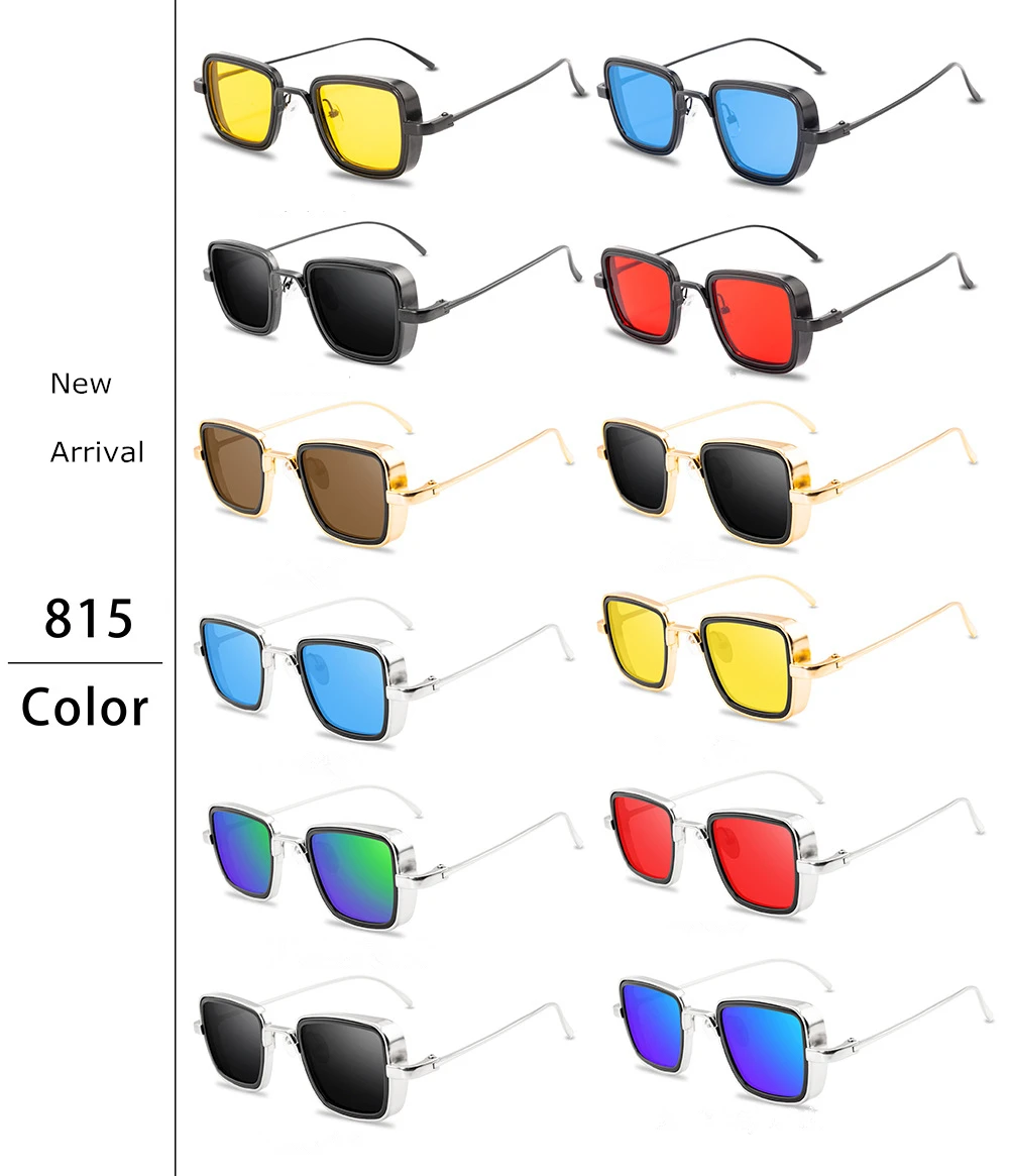 Klasična sončna Očala Moških 2021 Trend Znameniti Gotski Punk Ogledalo Sunglass Oblikovalec Vintage Retro sončna Očala Za Moške Gradient UV400