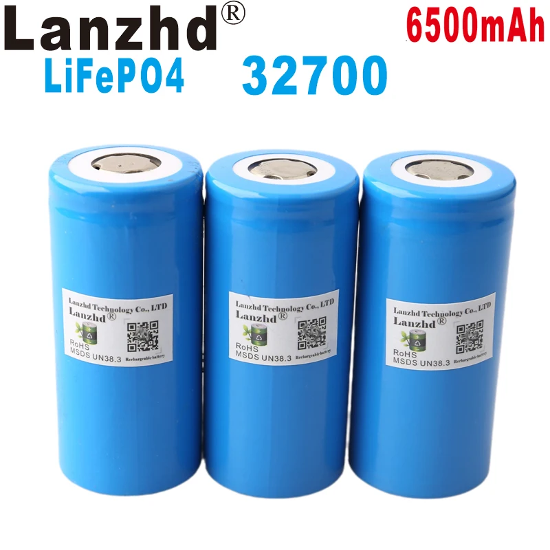 1-8pcs 3.2 V 32700 6500mAh LiFePO4 Baterije 35A 55A Visoko Moč Maksimalno Neprekinjeno Praznjenje baterije
