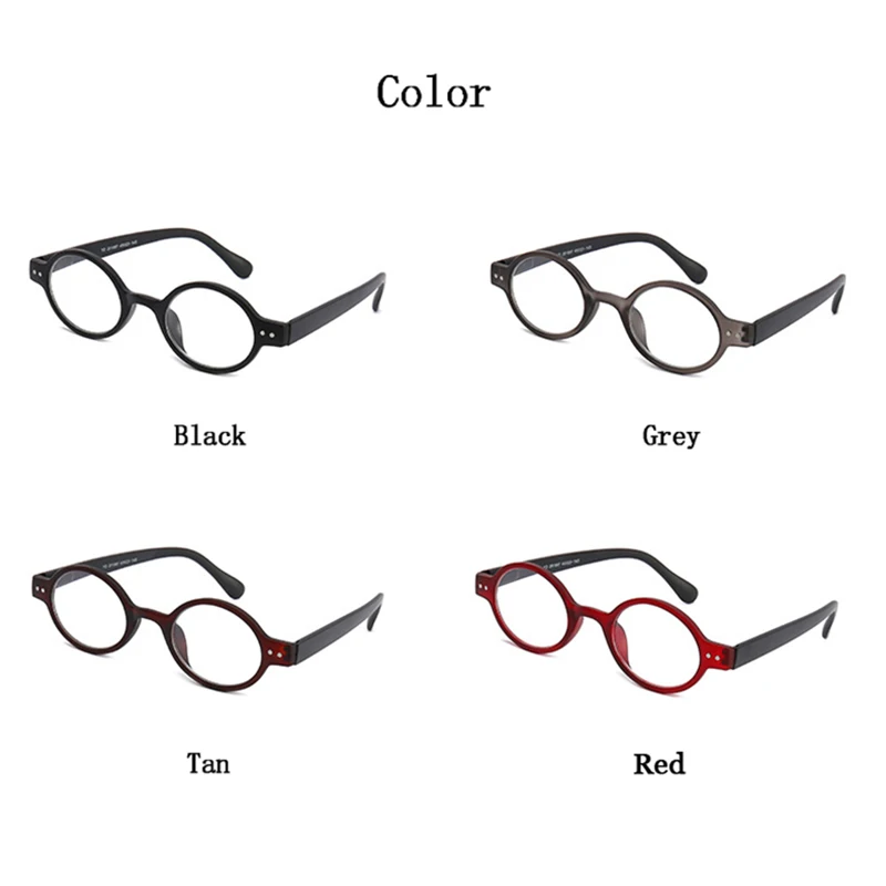 Retro Krog Presbyopic Očala za Branje Očala lupo Z Zakovico Očala za Vid +1.0,+1.5,+2.0,+2.5,+3.0,+3.5 D5