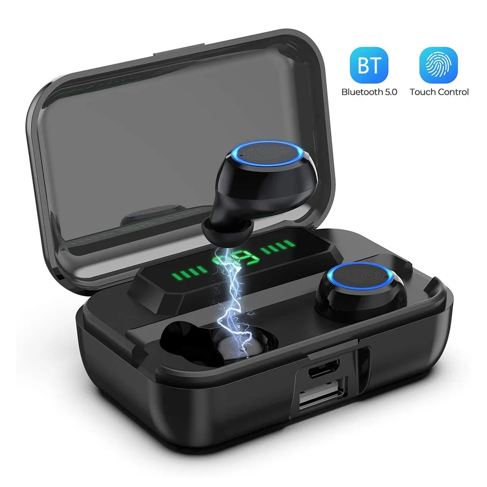 VODOOL M11 Bluetooth 5.0 TWS Slušalke za Prostoročno Šport, Glasba, Hi-fi Stereo Touch Kontrole Brezžični Čepkov za Pametni Telefon