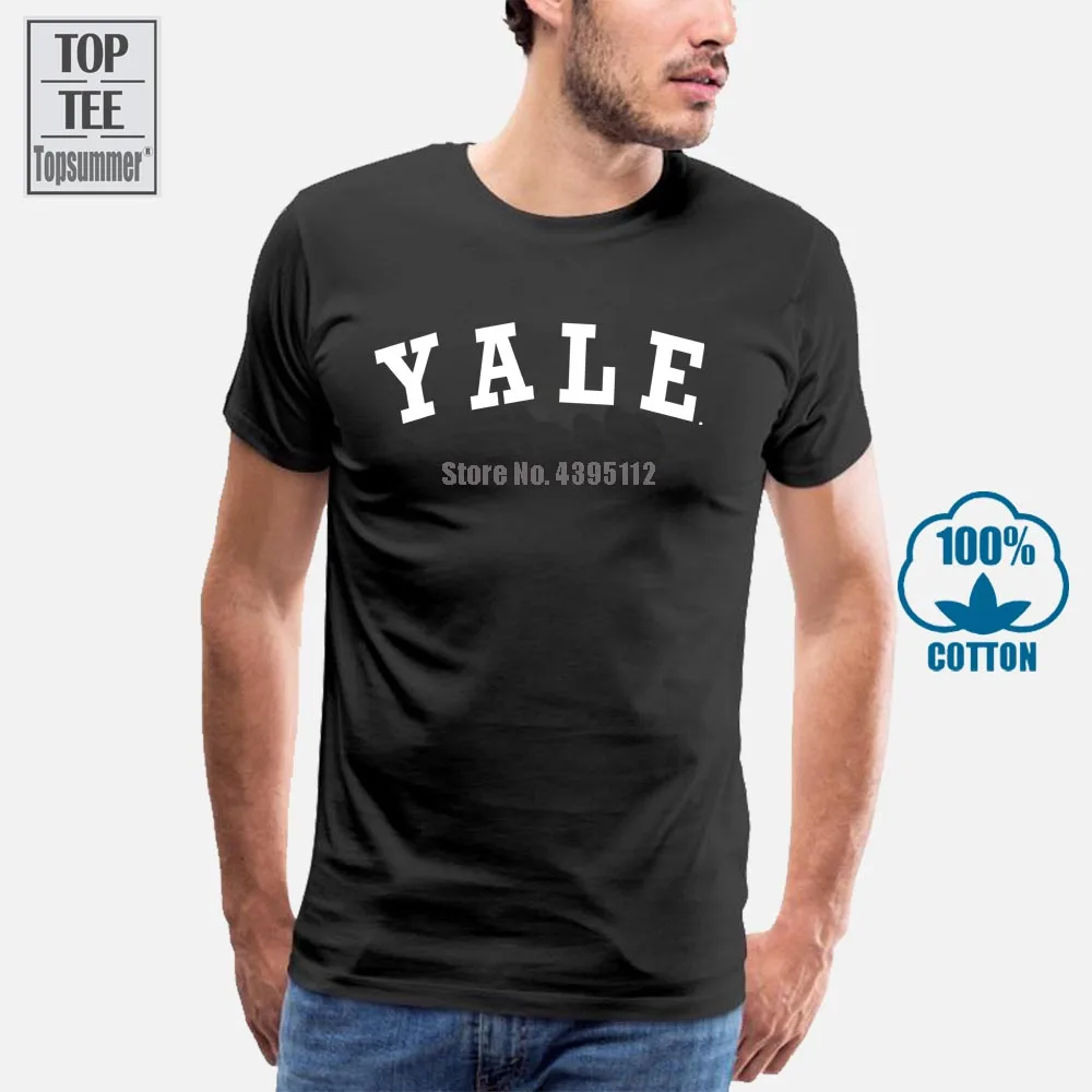 Yale T-Shirt Uradno Licenco Obokan Logotip Tee Sbz306