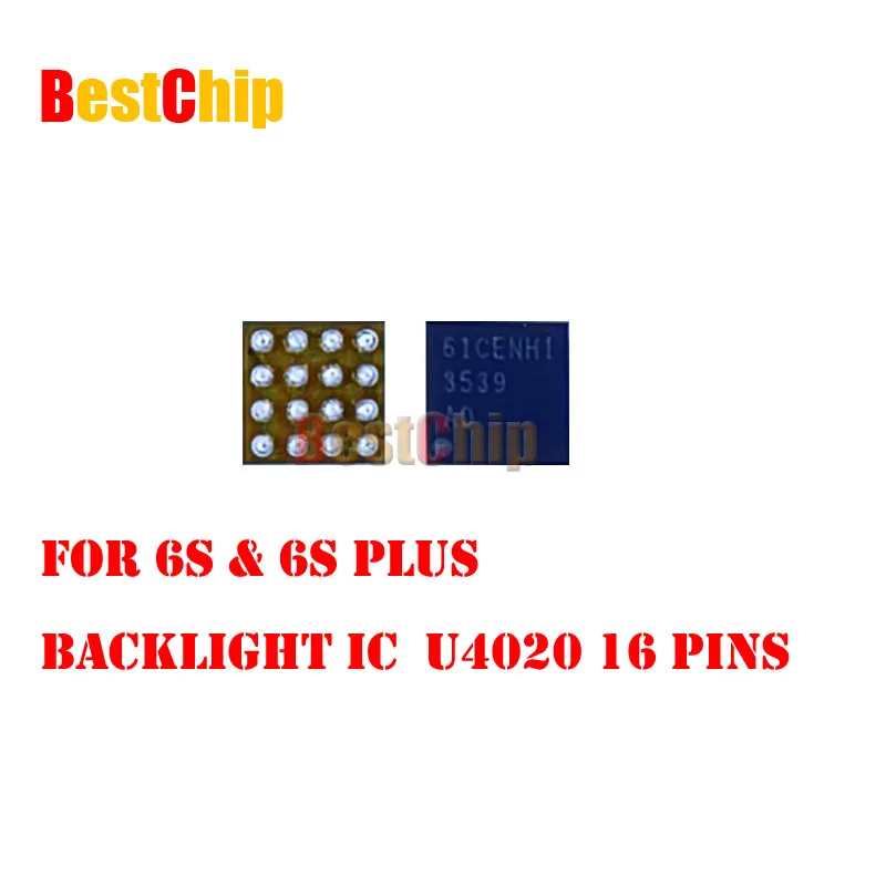 10pcs/veliko U4020/U4050/3539/LM3539A0 čip Za iPhone 6S/6S plus/6splus LED OSVETLITVIJO VOZNIK nazaj luči IC