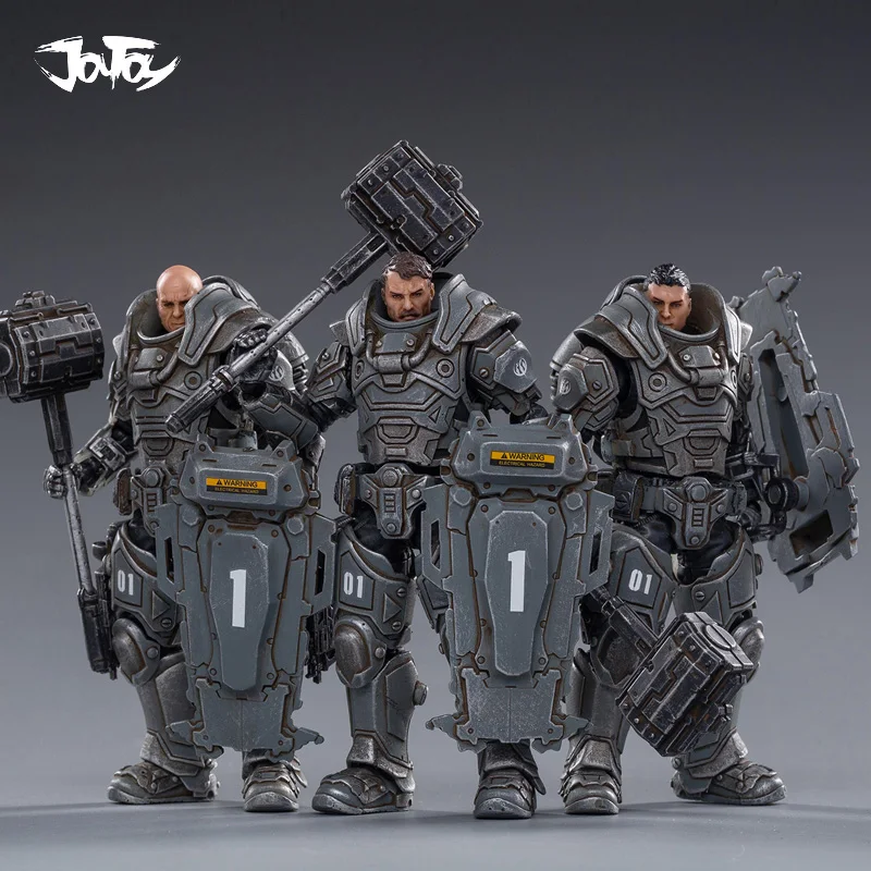 1/18 JOYTOY figuric (3PCS/Set) Kladivo Jekla Anime Vojak Model Igrače Zbiranje Brezplačna Dostava