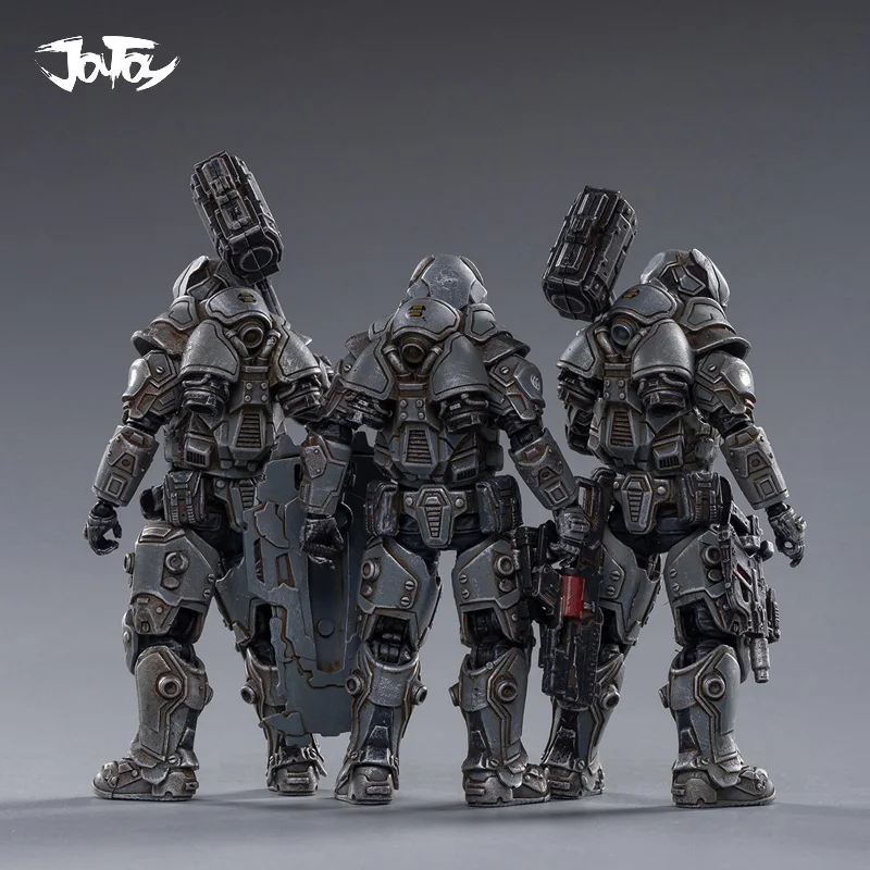 1/18 JOYTOY figuric (3PCS/Set) Kladivo Jekla Anime Vojak Model Igrače Zbiranje Brezplačna Dostava