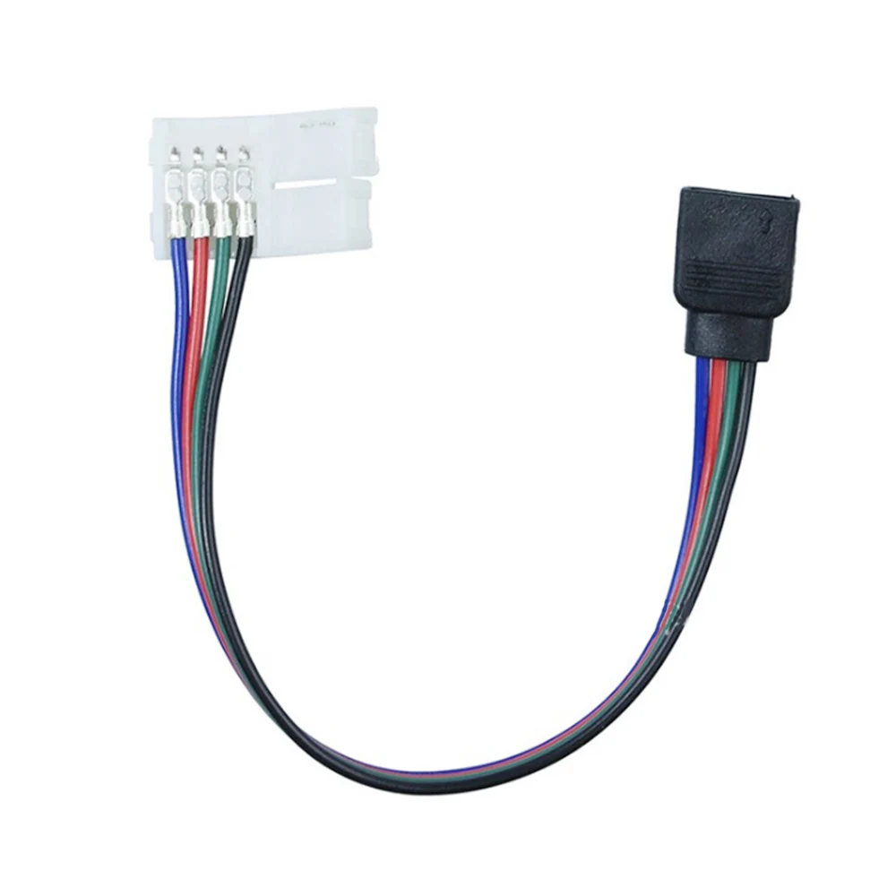 10PCS Hitro Povežite 15 cm 5050 RGB 3528 Razširitev Žice LED Trak Posnetka Priključek 4 Pin Ženski Priključni Kabel