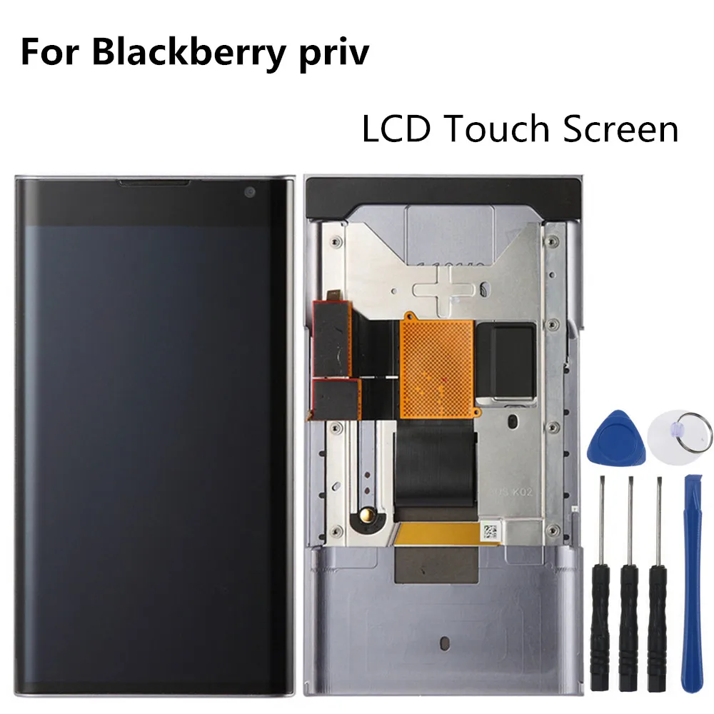 Original BlackBerry Priv STV100-1 LCD-Zaslon, Zaslon na Dotik, Računalnike Montaža Nadomestnih Delov Priv LCD Z Okvirjem