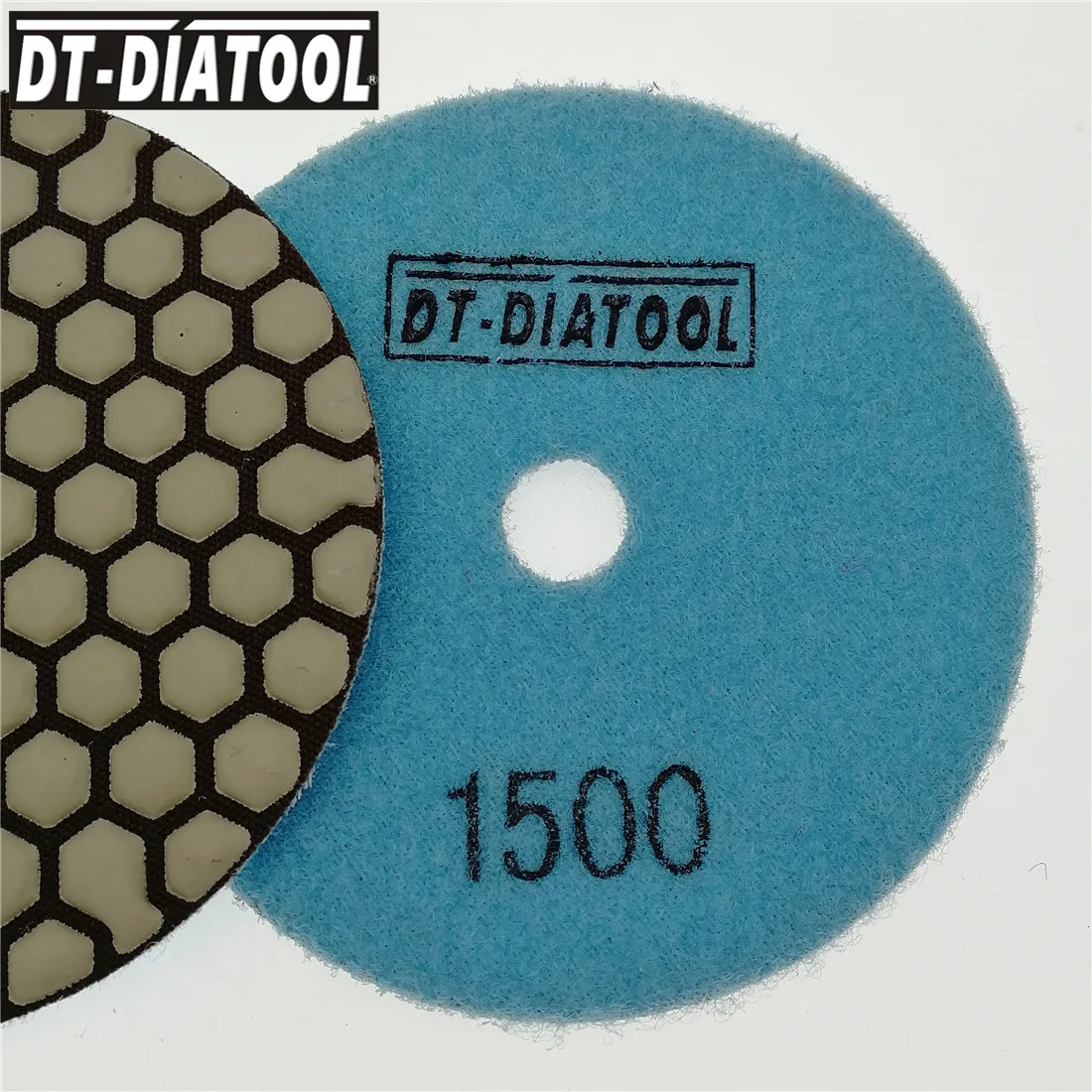 DT-DIATOOL 7 kos dia100mm Smolo Obveznic Diamantno poliranje in Suho peskanje disk #1500 Za granit in marmor 4 palčni Brusilni Diski
