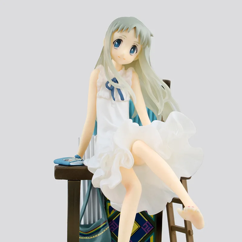 Japonski Anime Menma Huong Anohana Honma Meiko Seksi dekleta PVC figuric igrače otrok Zbirka Model Lutka Darilo
