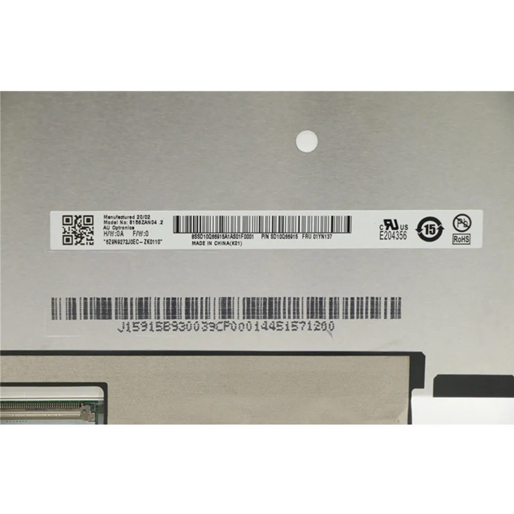 Nov/Orig Lenovo ThinkPad T590 P53S P53 UHD 3840*2160 LCD IPS LED Zaslon NO-Touch Zaslon Računalnike Zaslon Plošča 01YN137 01YN138