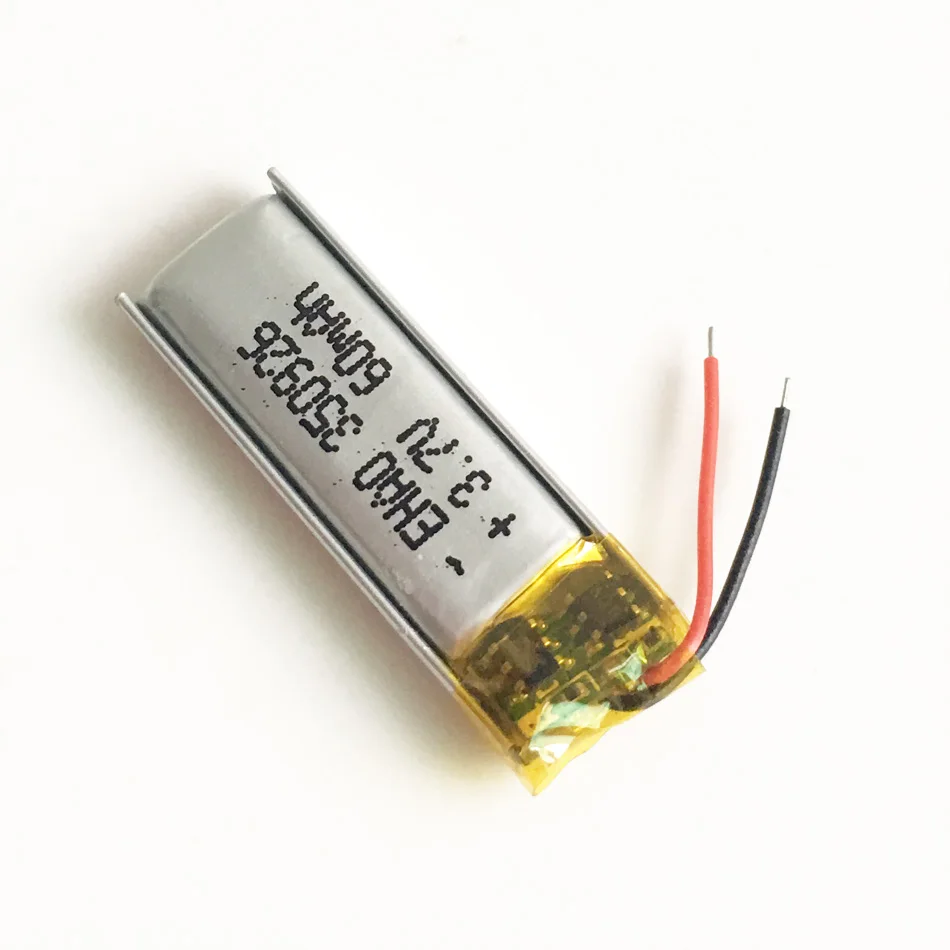 EHAO 350926 3,7 v 60mAh Litij-Polimer LiPo Baterijo za ponovno Polnjenje Za Mp3 slušalke bluetooth slušalke Snemalnik