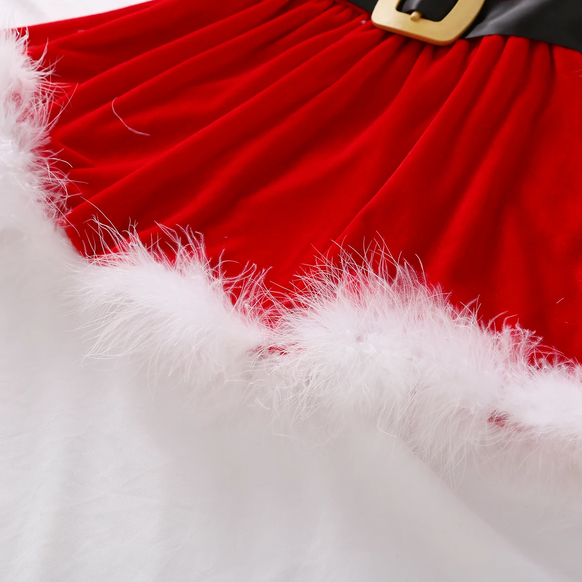 2020 Nove Božič Baby Dekle Rdečo Obleko Žamet Tutu Stranke Obleke Za Dekleta, Novo Leto Kostumi