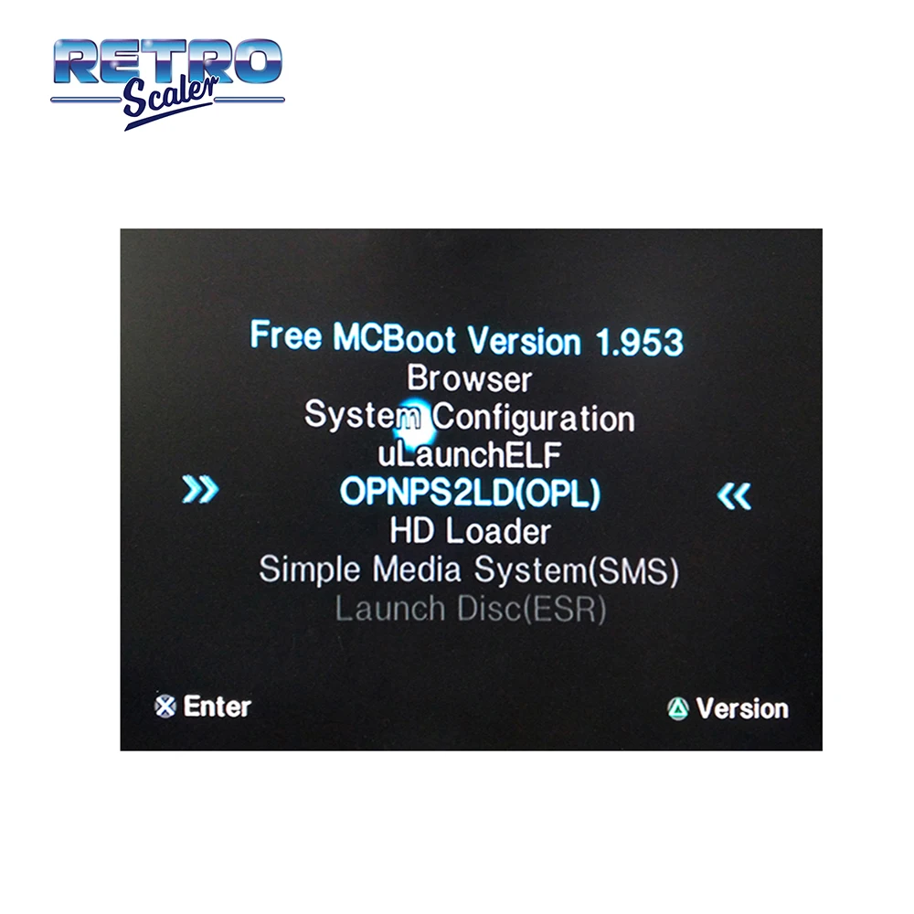 RetroScaler Pisane v1.953 FMCB Brezplačno McBoot Kartico za PS2 Playstation2 16 MB Pomnilniško Kartico OPL MC Zagon