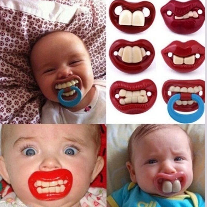 Smešno Naključno Cucla Baby Oskrbe Novorojenčka Cucla Silikonski Dude Za Dojenčke Po Meri Cucla Verige Zabavno, Smešno Usta 2020