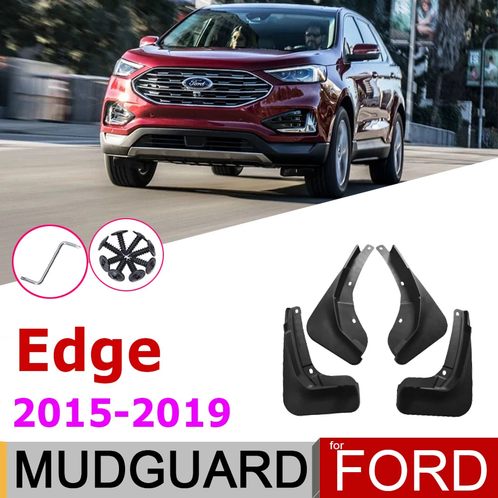 Avto Mudflap Za Ford Edge 2. 2 Gen 2019~Spredaj Zadaj Fender Garde Mulja Zavihek Splash Zavihki Blatniki Pribor 2018 2017 2016
