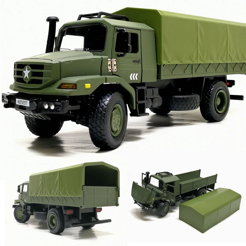 Visoke kakovosti 1:36 zlitine vojaški tovornjak prevoz model off-road igrača avto model collection okraski za otroke, igrače brezplačna dostava