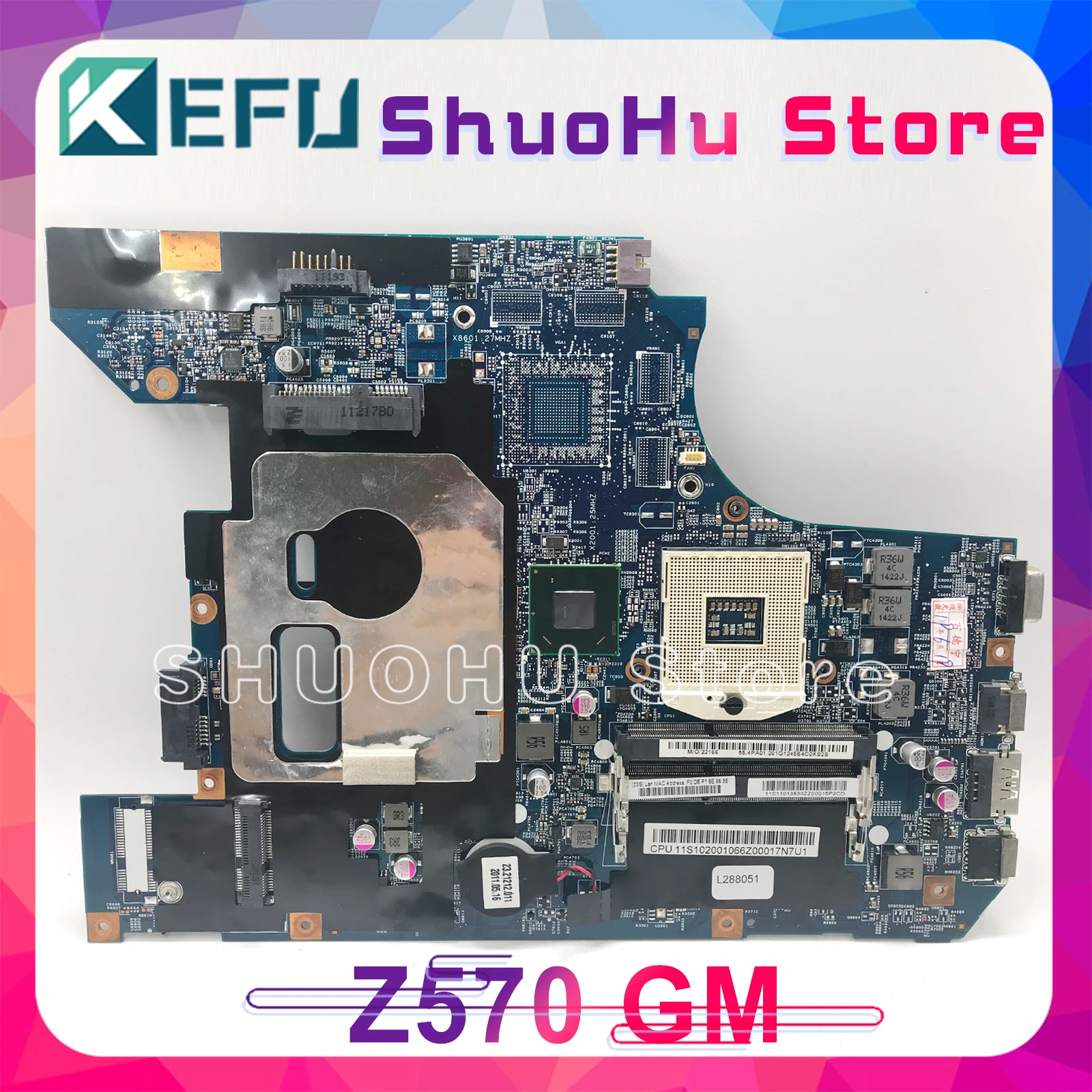 KEFU 10290-2 48.4PA01.021 LZ57 MB Mainboard Za Lenovo Z570 Motherboard B570 Z570 V570C Motherboard HM65 PGA989 Test dela