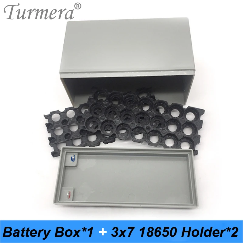 Turmera Litijeva Baterija za ponovno Polnjenje Škatla za Shranjevanje s 3x7 Nosilec za 12V 24V Neprekinjeno Napajanje in E-kolo Uporaba Baterije