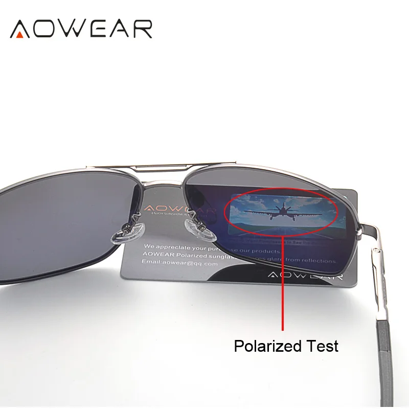 AOWEAR blagovne Znamke Oblikovalec Ogledalo sončna Očala Moških Polarizirana Letalstva sončna Očala Moški Aluminija, Magnezija Vožnje Očala Očala Gafas