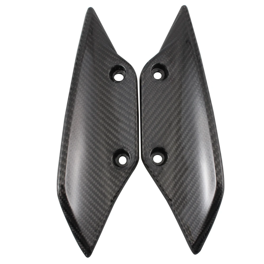 Za BMW S1000RR S 1000 RR 09-14 Motocikel Pravi Ogljikovih Vlaken Spredaj Fender Oklep Spojler Plošča Pokrov Primeru Krila Winglets Deli