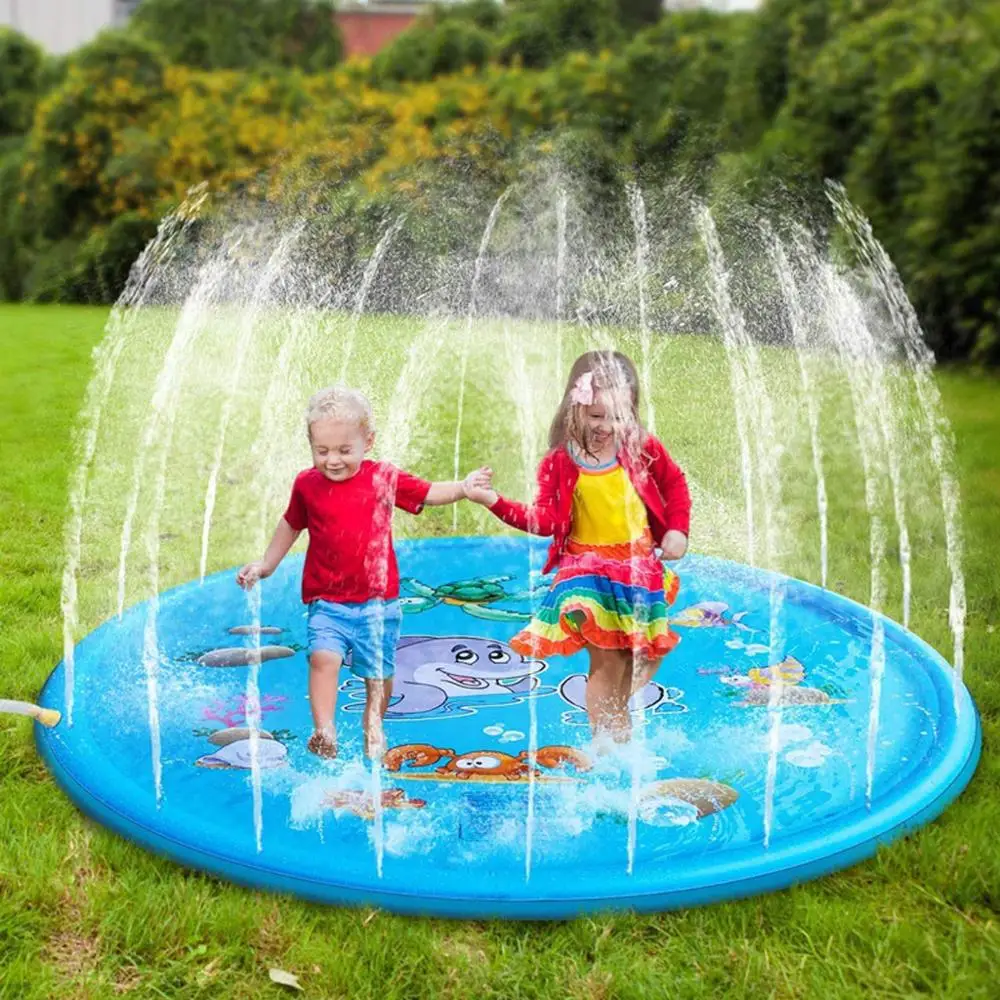 Baby Otroci Igrače za brizganje Vode Blazine Zunanji Napihljiv Sprinkler Otrok Polnilo Pad Baby Otroci Zalivanje Mat 2020 Poletnih Igrač