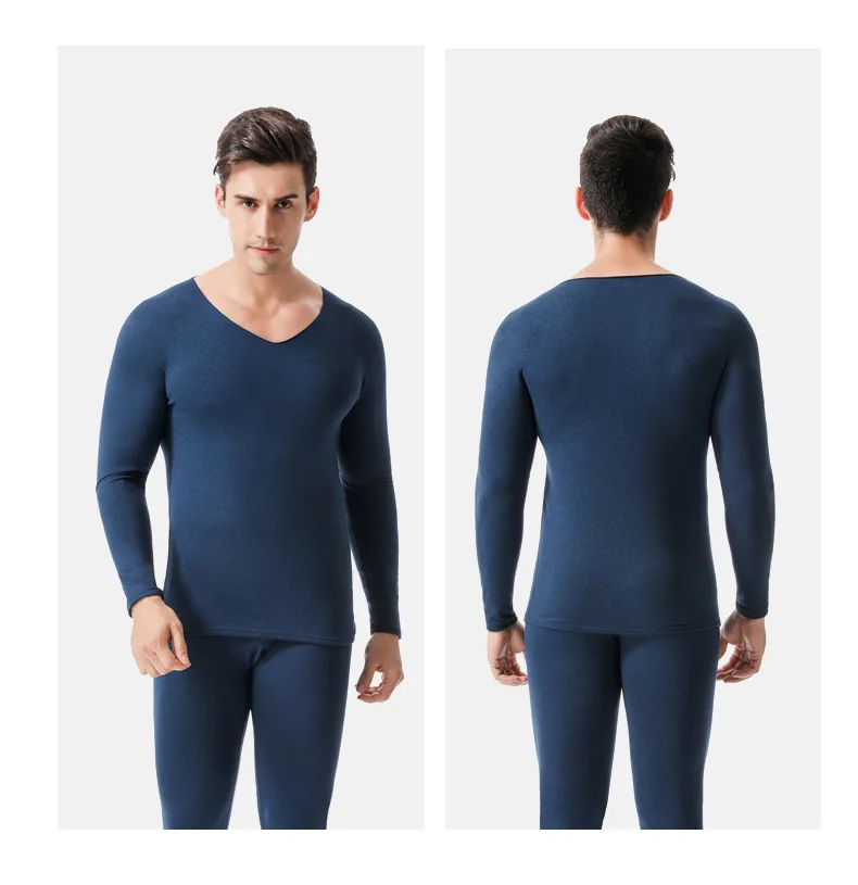 Moda za moške self-ogrevanje brezhibno toplotne perilo moški jesenski oblačila tesen dno Toplo pižamo Intimates