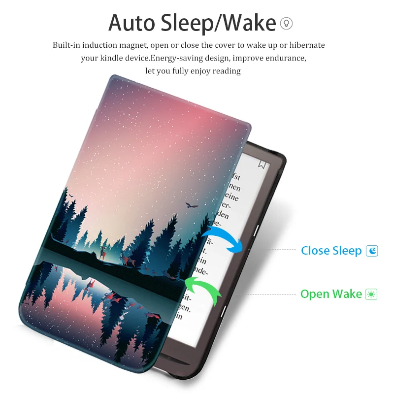 AROITA Primeru 7,8 Palčni Knjizica 740 InkPad 3 e-Knjige (Model PB740),Lahki Moda Smart Lupini Pokrov z Auto Sleep/Wake