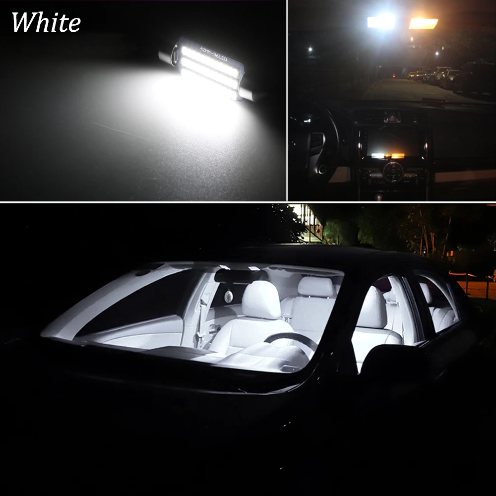 17pcs Bela Canbus Avtomobilske LED Notranja Luč Kit Paket za Porsche Cayenne 955 957 2003-2010 pribor branje Notranja osvetlitev