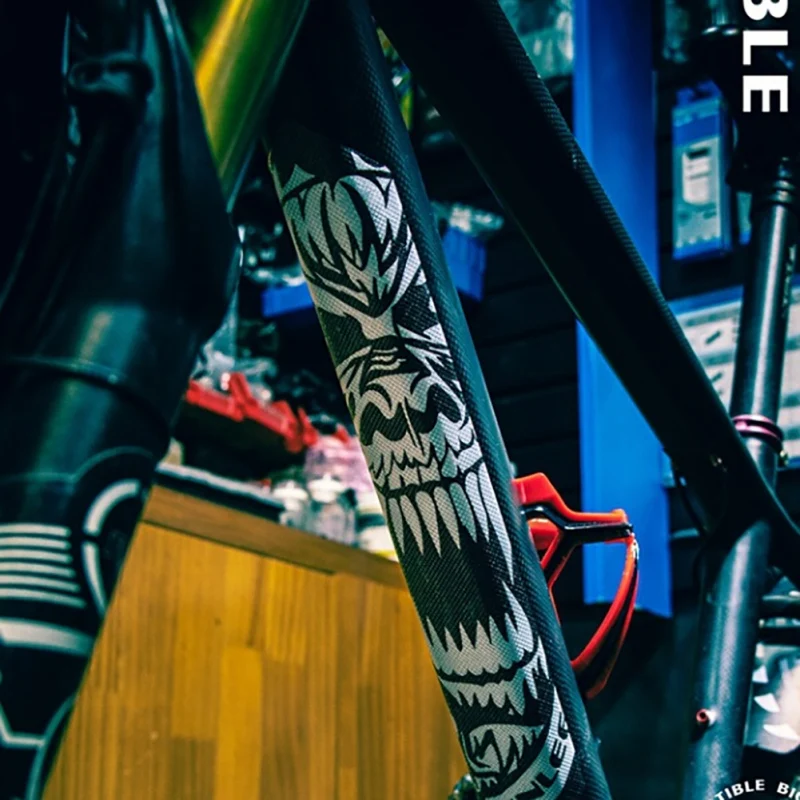 3D MTB Kolesarske Nalepke Lepilo Izmenljivem Odporen na Praske okvir kolesa zaščitnik Kolo Stražar Okvir Zajema okvir pictur za dvo