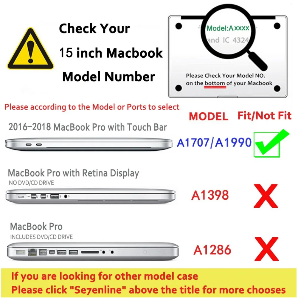 Mehki Lupini Pokrov (Najnovejša Različica) Trdi motnega Primeru za MacBook Pro 15-inch A1707/A1990(2016-2018 MacBook Pro)