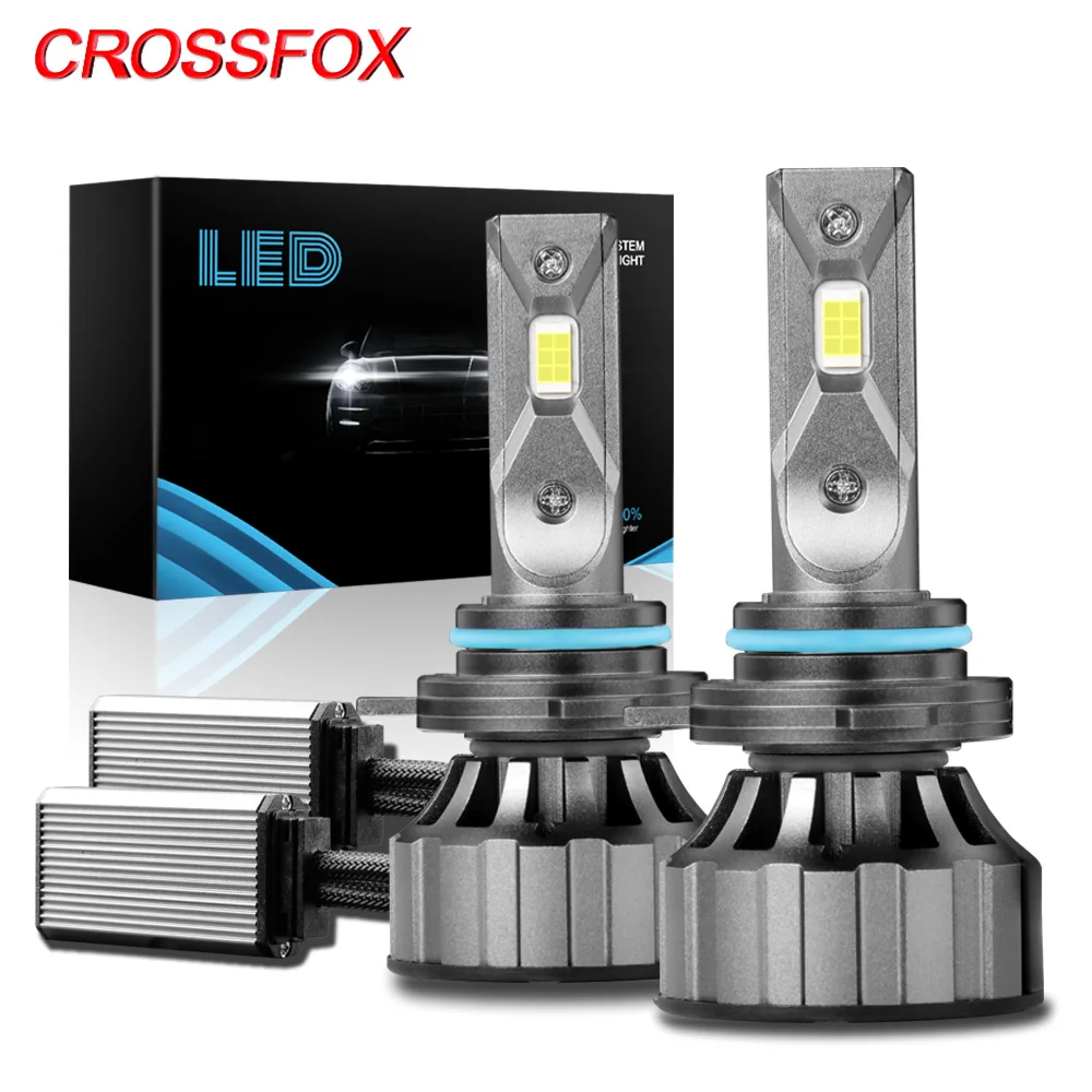 CROSSFOX Avto Žarnice H9 H11 LED H1 H3 9012 H4 Led 9005 HB3 9006 HB4 Smerniki Žarnice za Avto Luči za Meglo 12V 24V 6000K Visoko Nizko Žarka