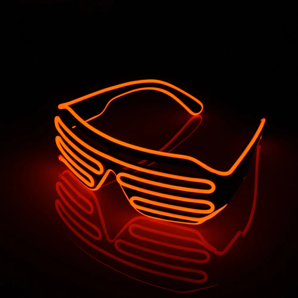 LED Očala Utripa, EL Žice Svetlobna Stranka Dekorativne Razsvetljave Klasičnih Daril Svetlo Luč, Activing Rekviziti Festival Stranka Darila