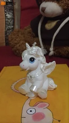 Ustvarjalne Srčkan Konjske Ponija Rojstni Dan Sveča Otrok Otrok Svate Darilne Vrečke Brezdimni Ročno Roza Pegasus Poniji Samorog