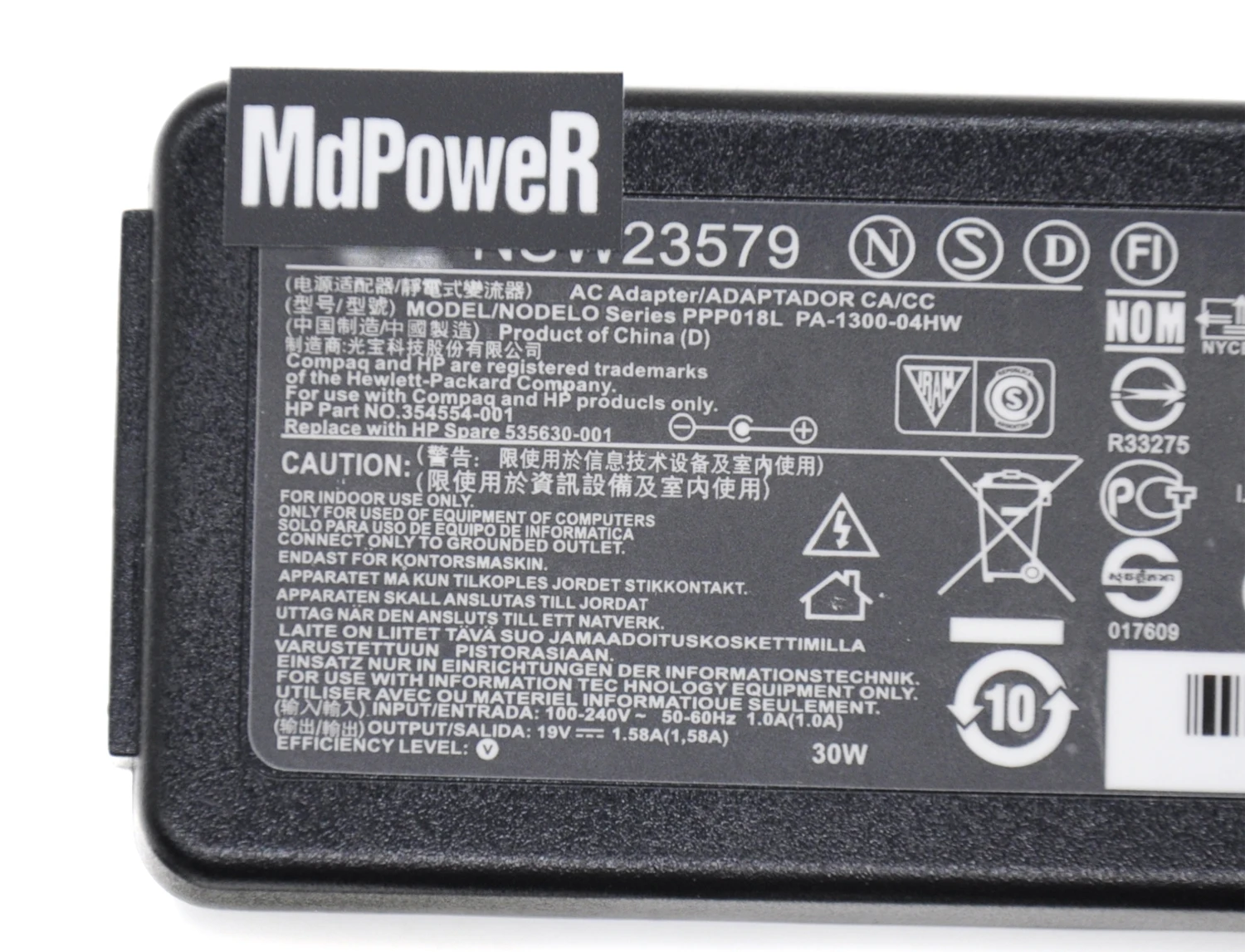 Original 19V 1.58 A 30W 4.0x1.7mm AC adapter za prenosni polnilec Za HP Mini 110 210 700 730 1000 1033 PPP018H 493092-003 496813-001