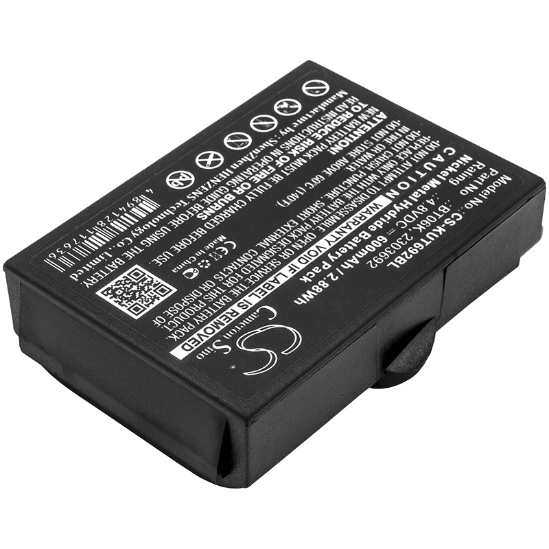 Baterija za IKUSI TM70/1, TM70/2, RAD-TS, RAD-TF oddajnikov, T71, T72 ATEX oddajnikov, 2303692, TM70, T70-1, T70-2 600mAh