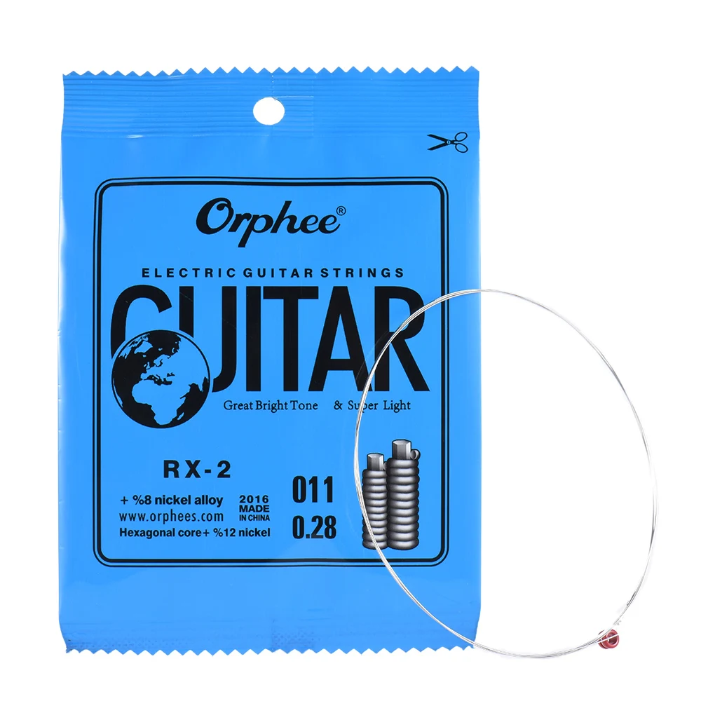 Orphee RX-1 En Niz Zamenjava za Električno Kitaro, 1. E-Niz (.009) 10-Pack-gnome Nikljevih Zlitin Super Lahka Napetosti