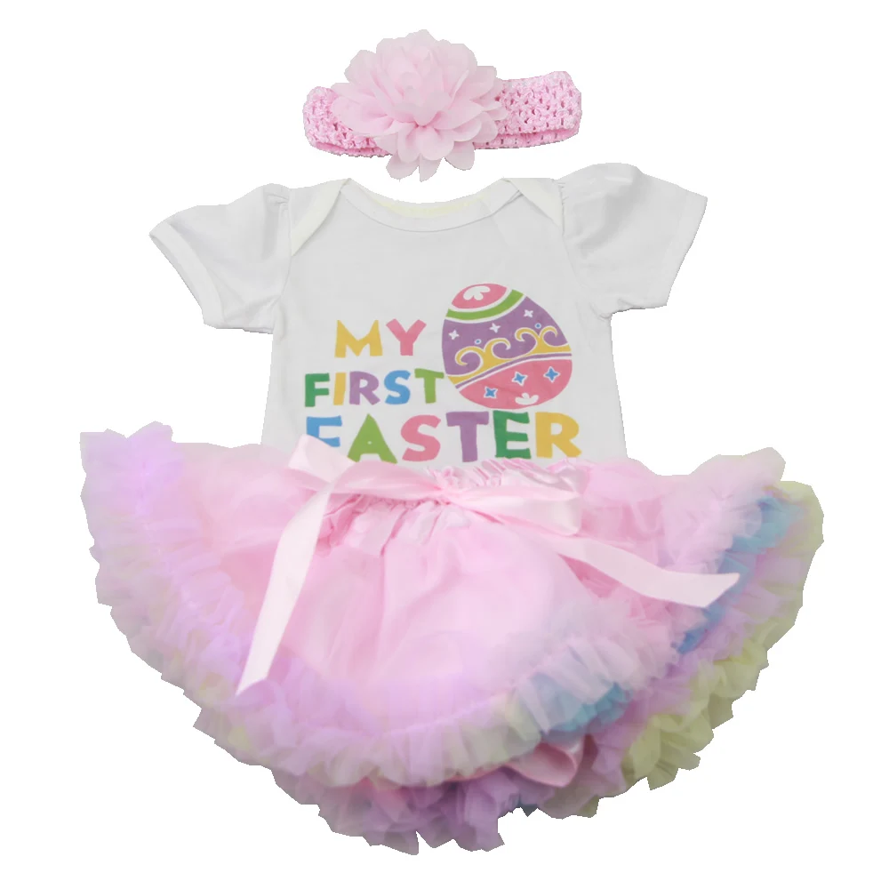 Moda Baby Doll Obleko Za 22-23 palčni Baby Dekle Prerojeni Lutke 55-57 cm Lutka Oprema Otroška Oblačila Za Barvita Easter Egg