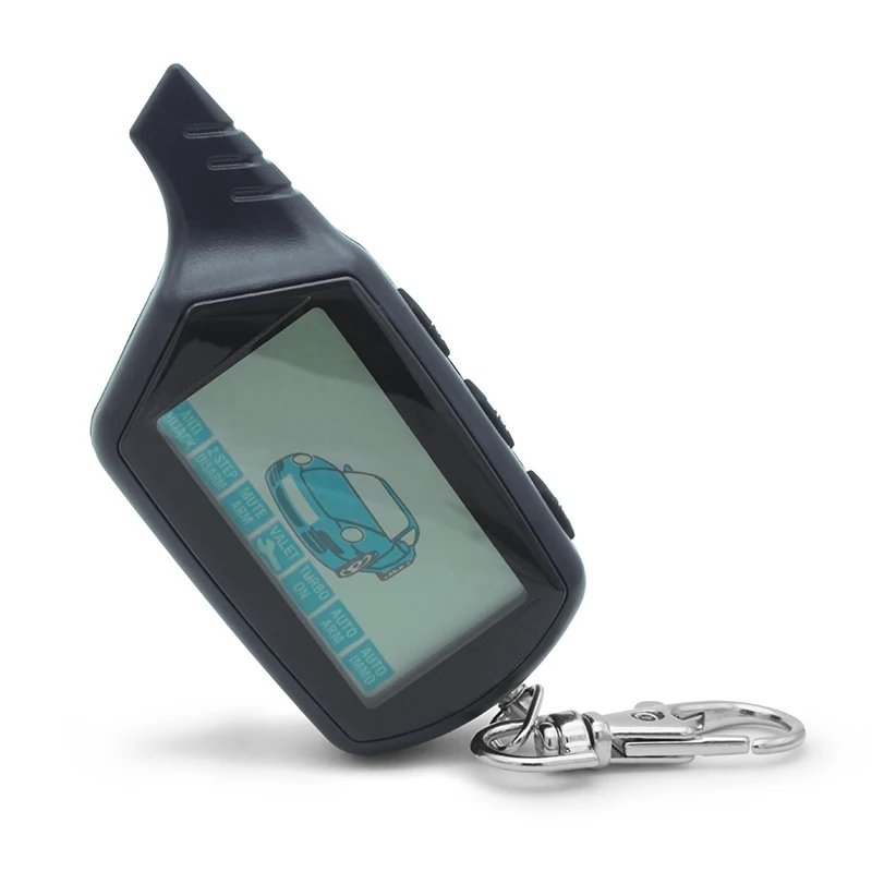 B6 Twage LCD zaslon, Daljinski upravljalnik Ključni Fob za starline B6 avto daljinski upravljalnik dve poti avto alarmni sistem