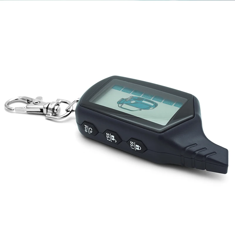 B6 Twage LCD zaslon, Daljinski upravljalnik Ključni Fob za starline B6 avto daljinski upravljalnik dve poti avto alarmni sistem