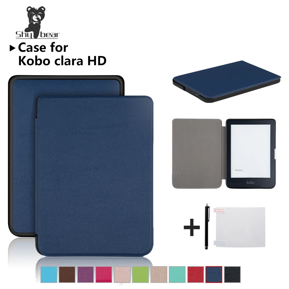 Magnetni Primeru Za Kobo Clara HD 6 Inch PU Usnje Odslej Smart Cover za Kobo N249 Auto Spanja in zbudi Tanek in Lahek