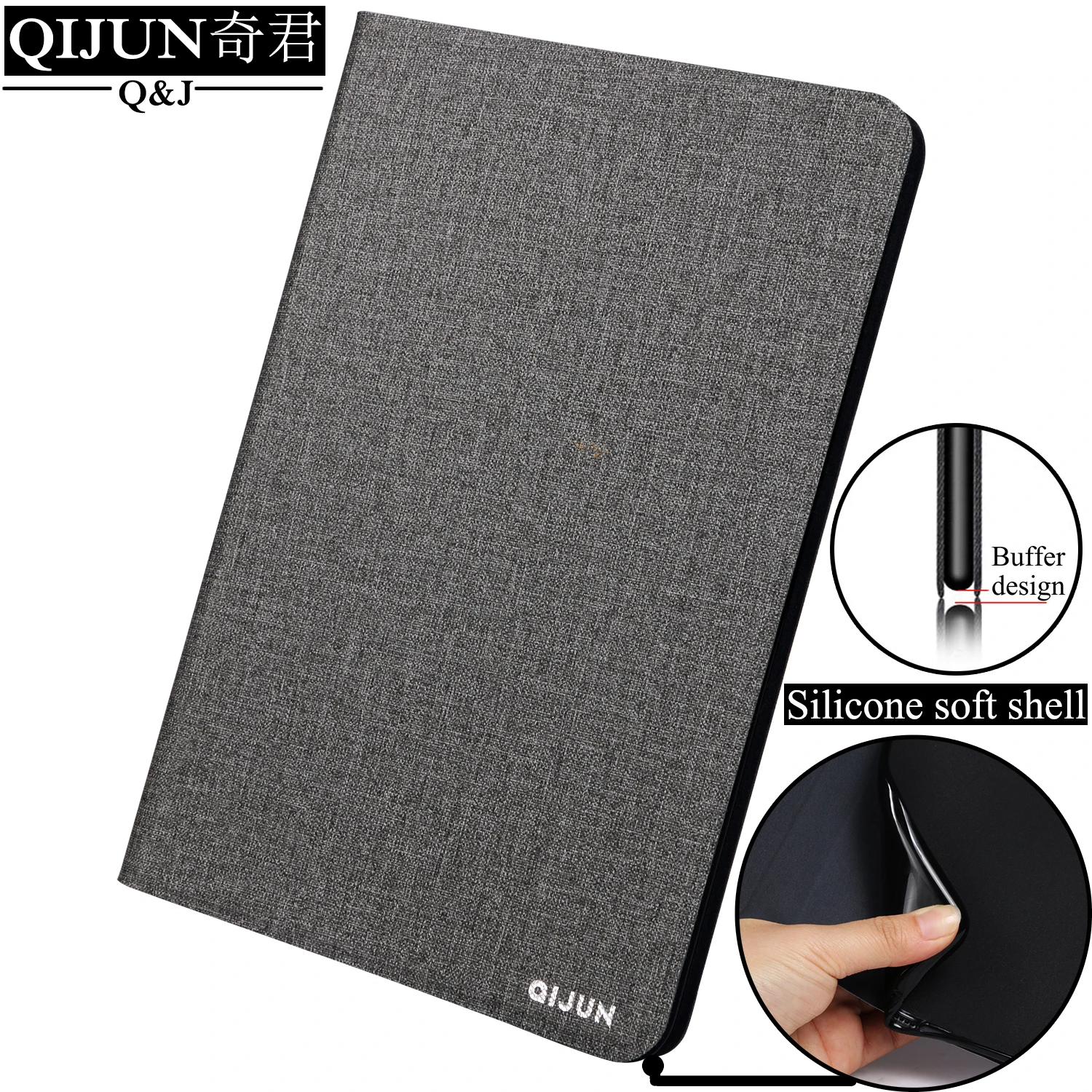 QIJUN tablet flip primeru za Amazon Kindle Paperwhite 1/2/3 6,0-palčni PU usnje fundas zaščitni Silikonski soft Shell Stojalo pokrov