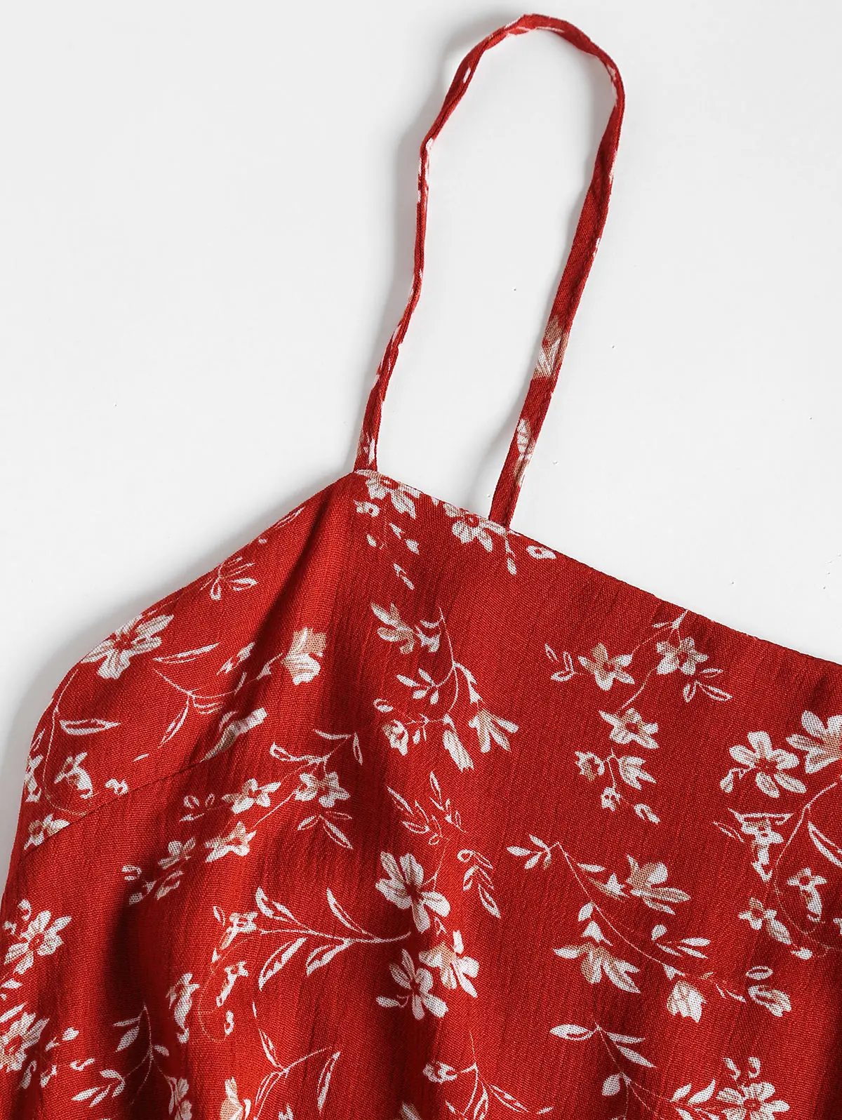ZAFUL Cvetlični Ovratničarski Cami Mini Obleka Ženske Špageti Trak Vrstice Obleko Drobne Cvjetnim Tiskanja Lok Kravato Obleko Vikend Priložnostne Plažo