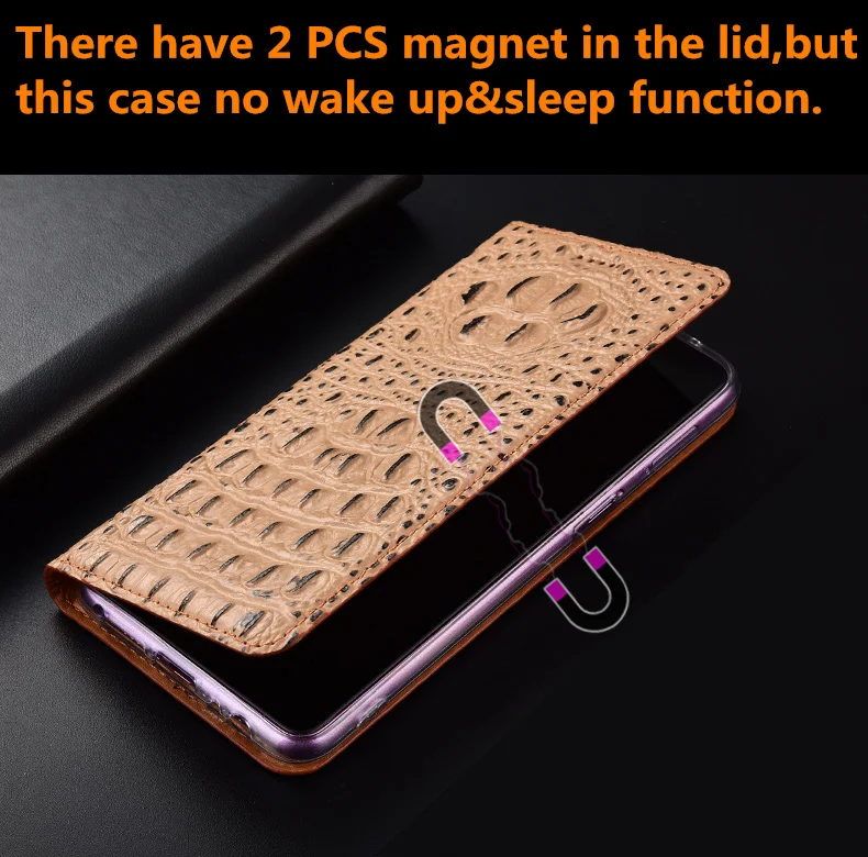 Krokodil teksturo pravega usnja magnetni primeru telefon za Asus ZenFone 6Z ZS630KL/Asus ZenFone 5Z ZS620KL flip telefon vrečko coque