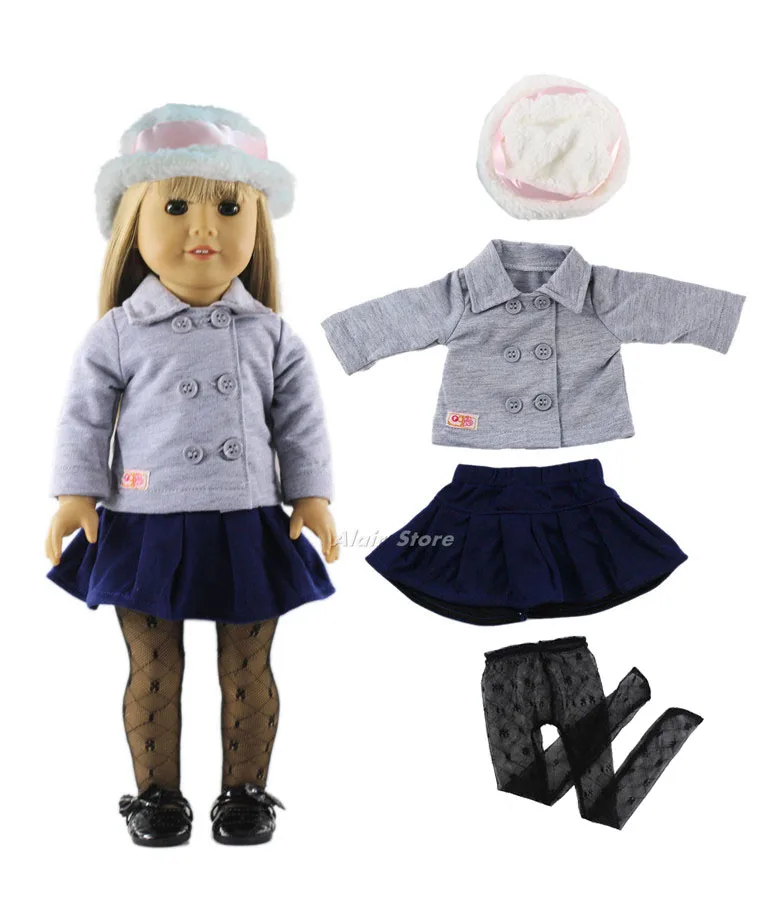 1 Nastavite Priložnostne Obrabe Obleko Lutka Obleko za 18 inch lutka obleko,18 inch lutka pribor A41